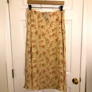 Ralph Lauren silk midi skirt